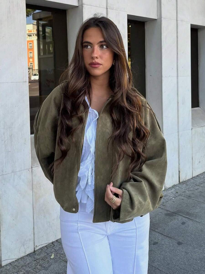 Isabella | Vintage Suede Jacket