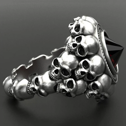 Anēka Skull Ring