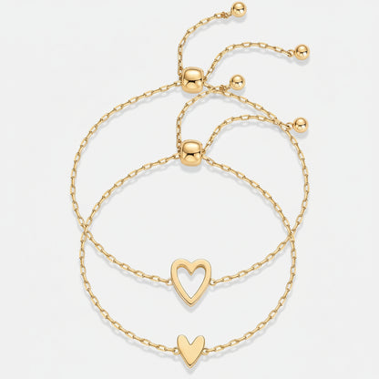 Matching Hearts Bracelet