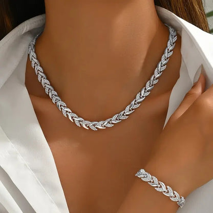 Elegant Fish Tail Jewelry Set